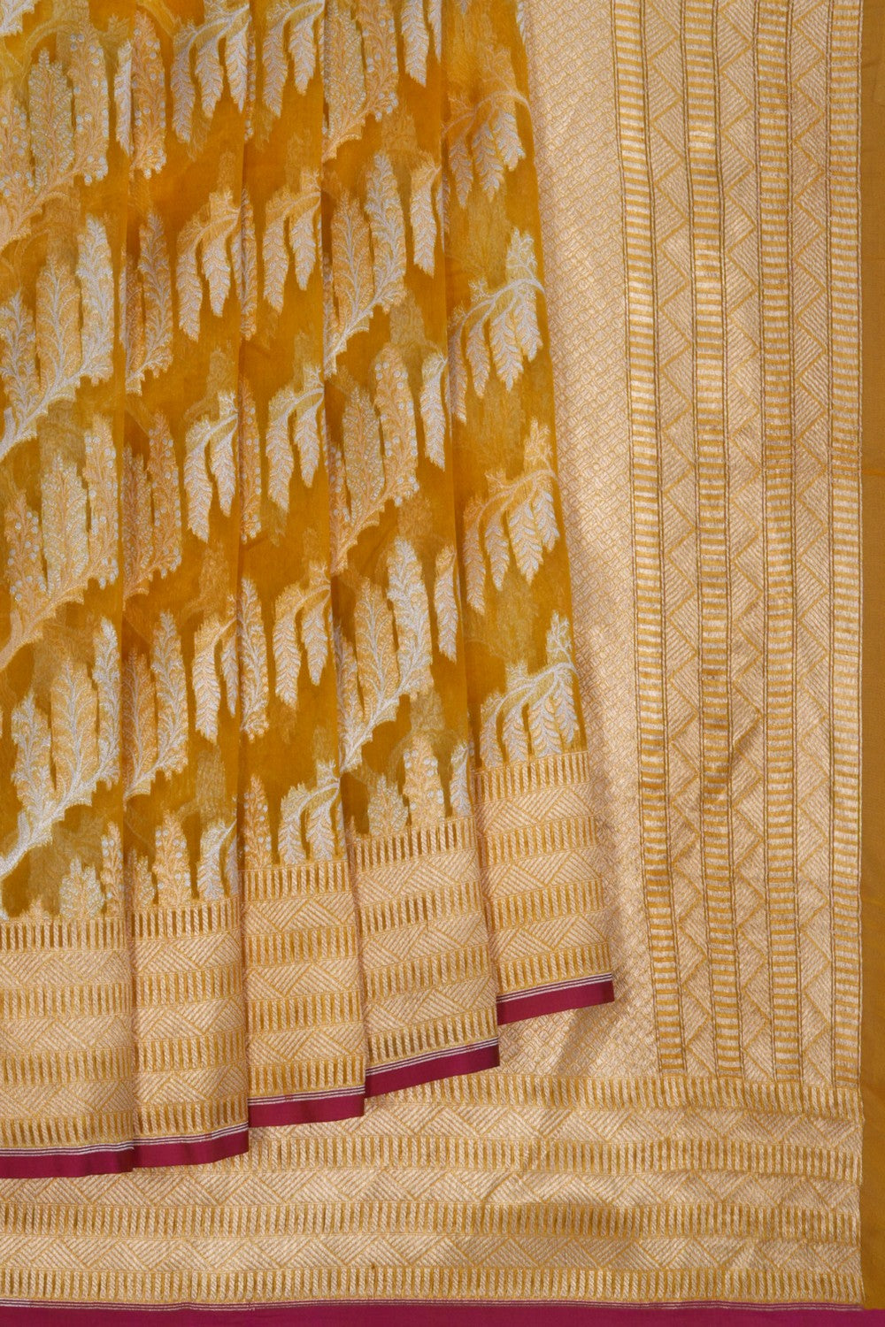 Image of Kora Silk Brocade Saree