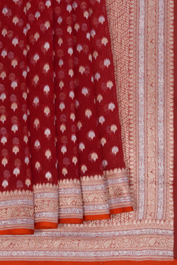 Image of Kora Silk Brocade Saree