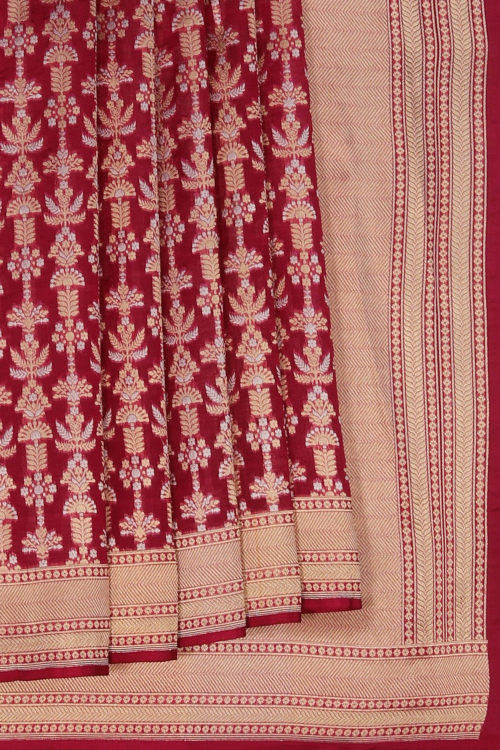 Image of Kora Silk Brocade Saree