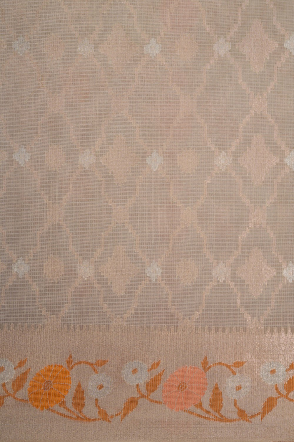 Image of Kora Silk Brocade Saree