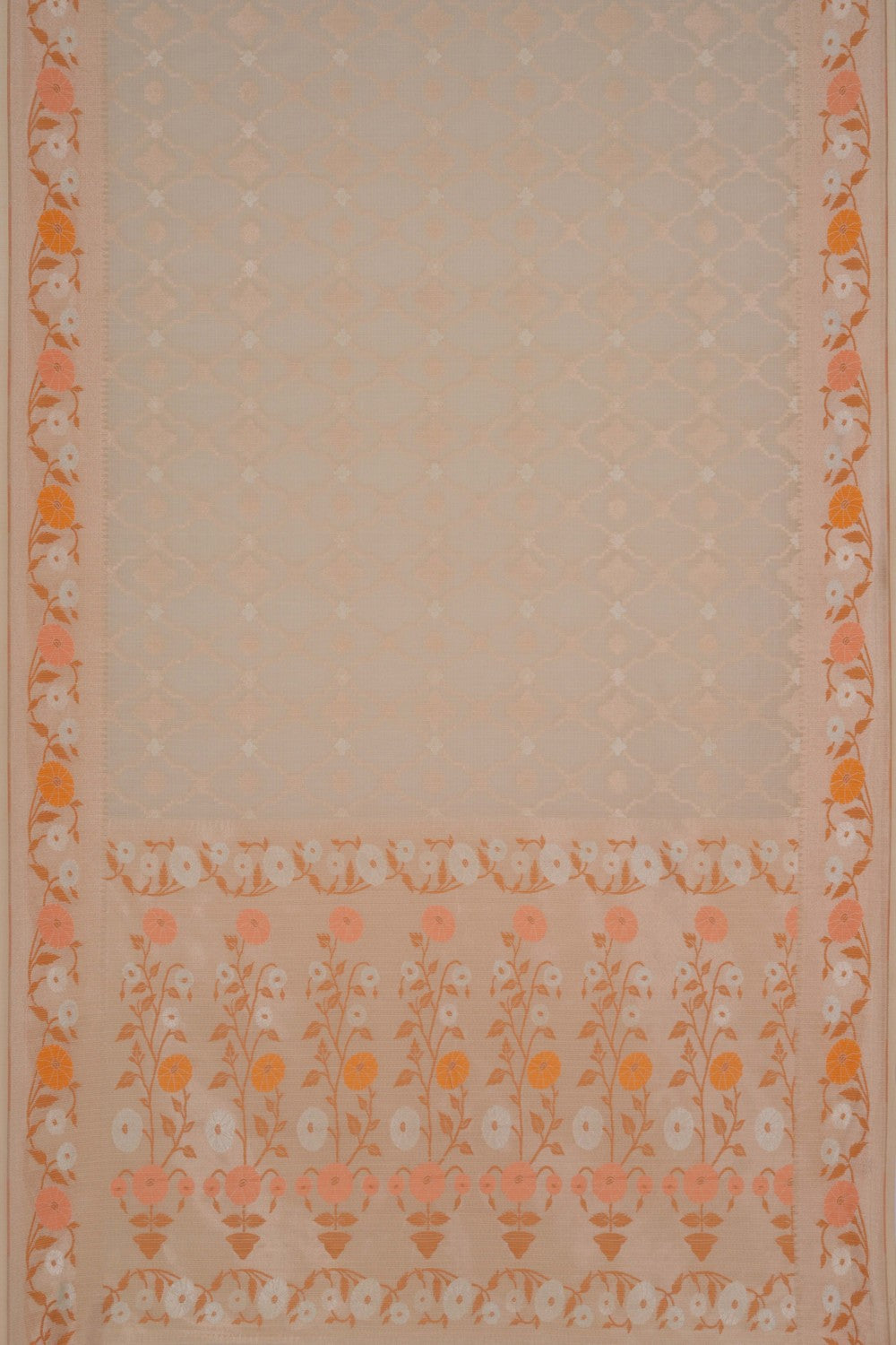 Image of Kora Silk Brocade Saree