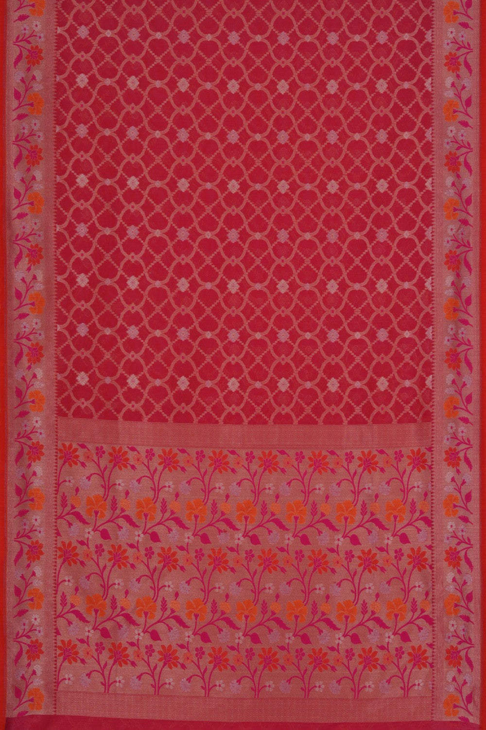 Image of Kora Silk Brocade Saree