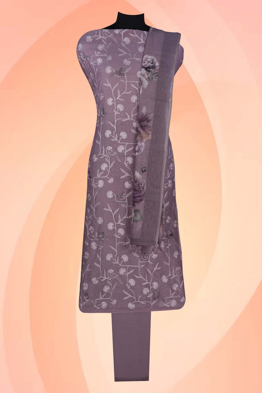 Image of Unstitched Suit Set Fabric (3 Pcs Set)