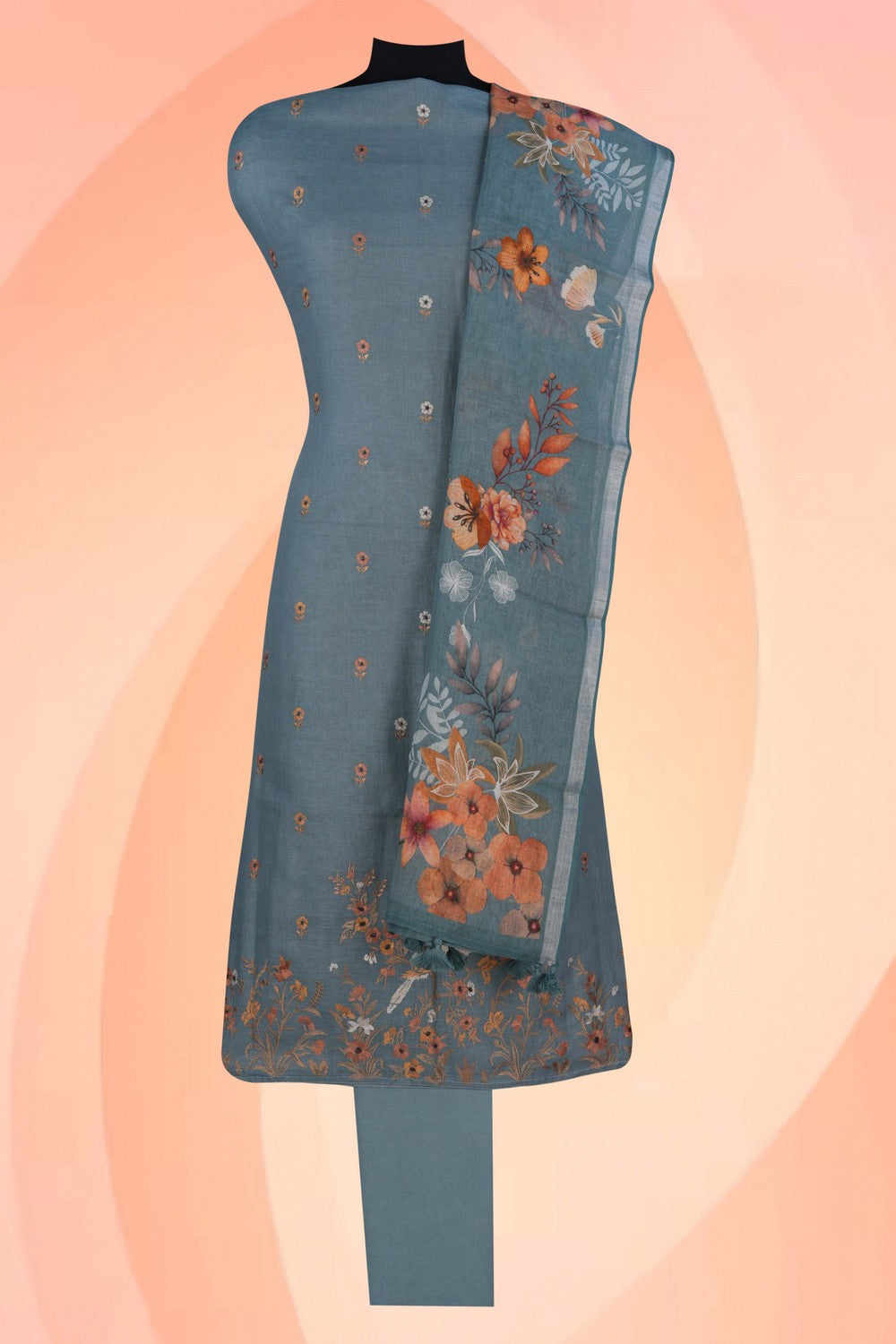 Image of Unstitched Suit Set Fabric (3 Pcs Set)