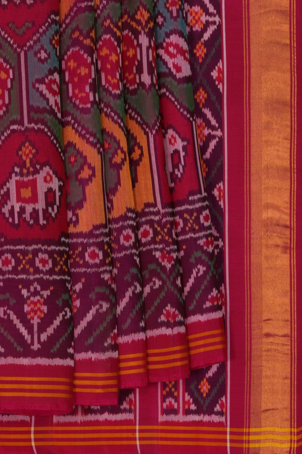 Rajkot Silk Pink Saree