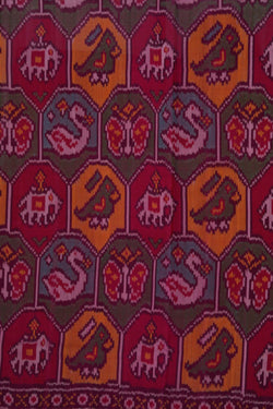 Image of Rajkot Silk Pink Saree