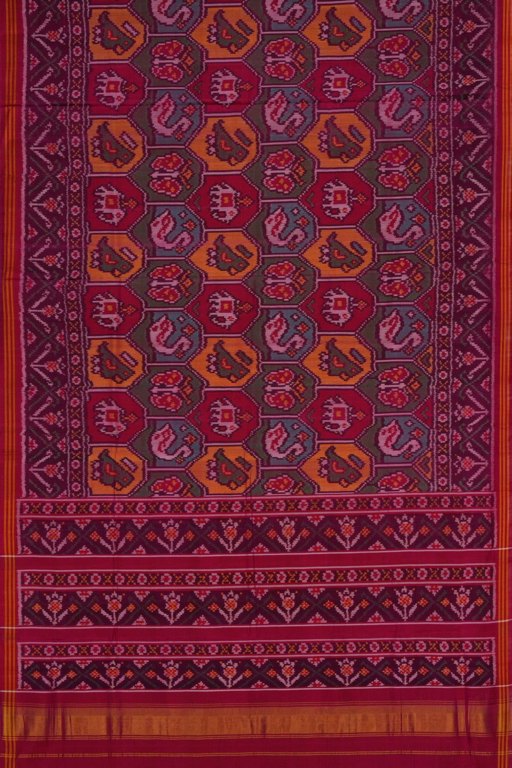 Rajkot Silk Pink Saree