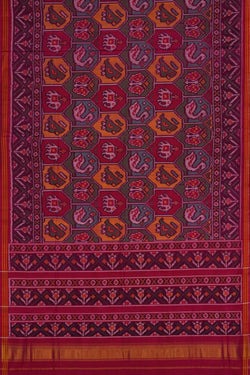 Image of Rajkot Silk Pink Saree