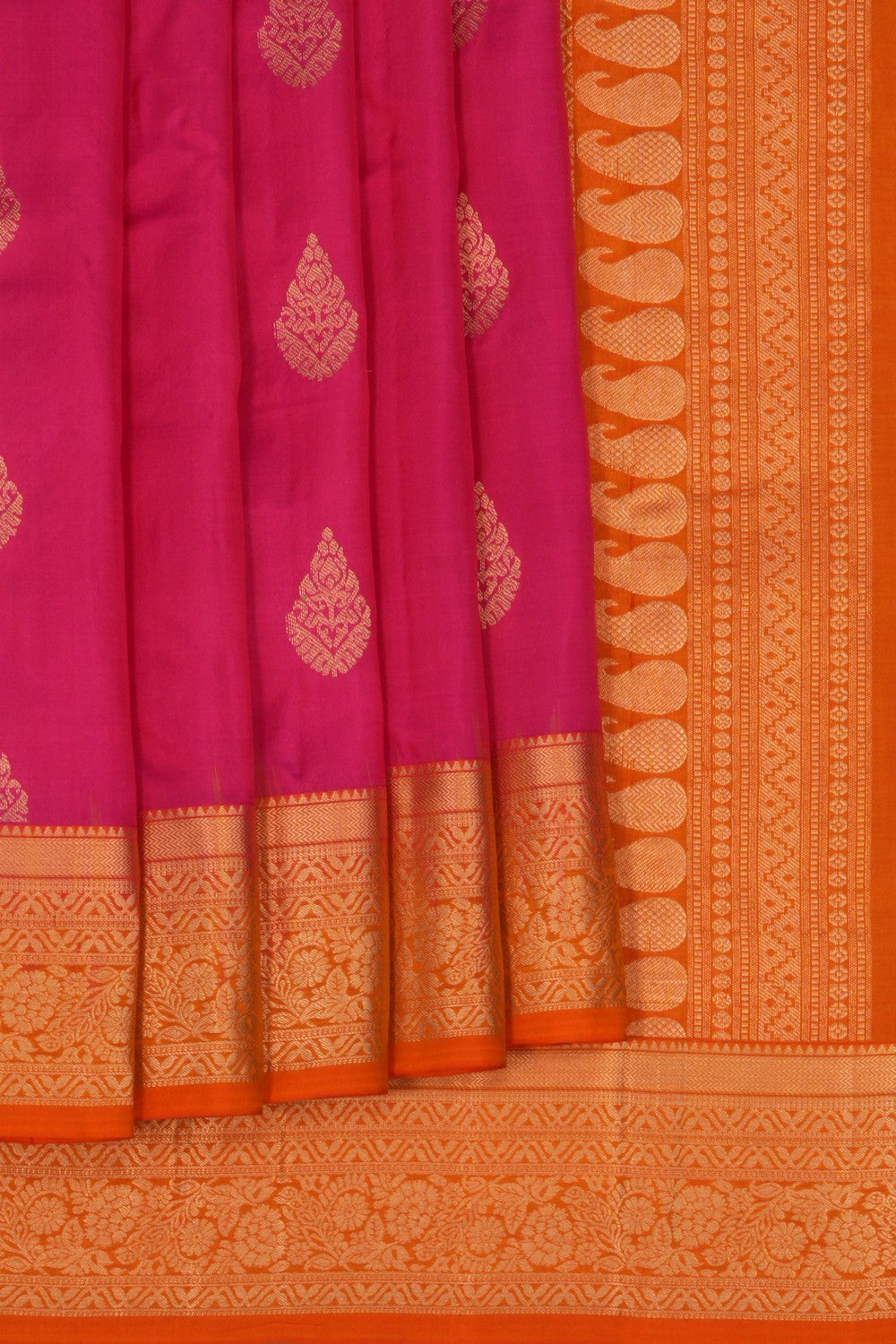 South Silk Pink Saree