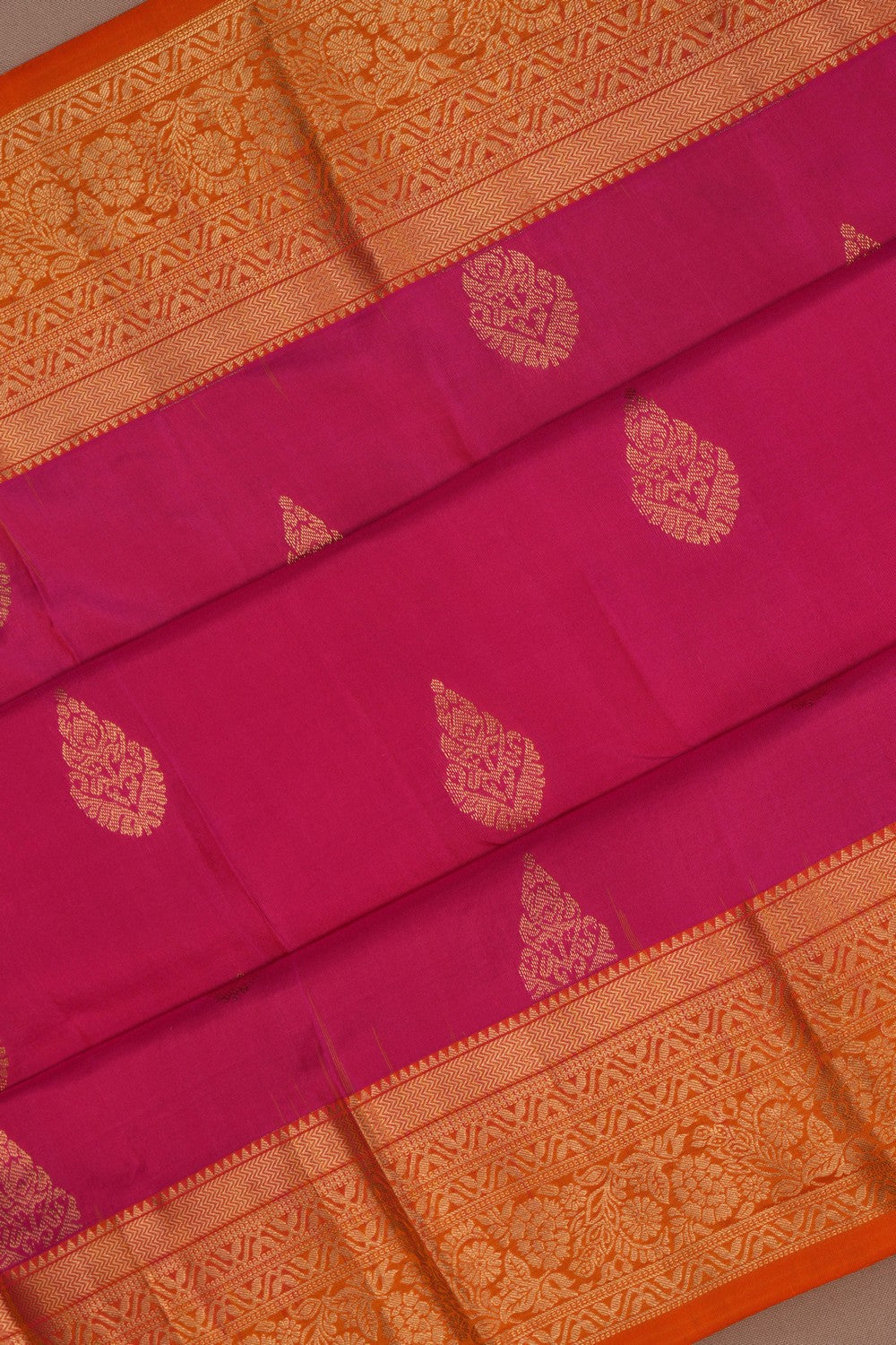South Silk Pink Saree