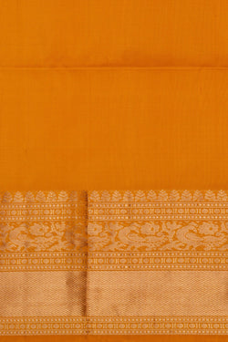 Image of South Silk Yellow Saree