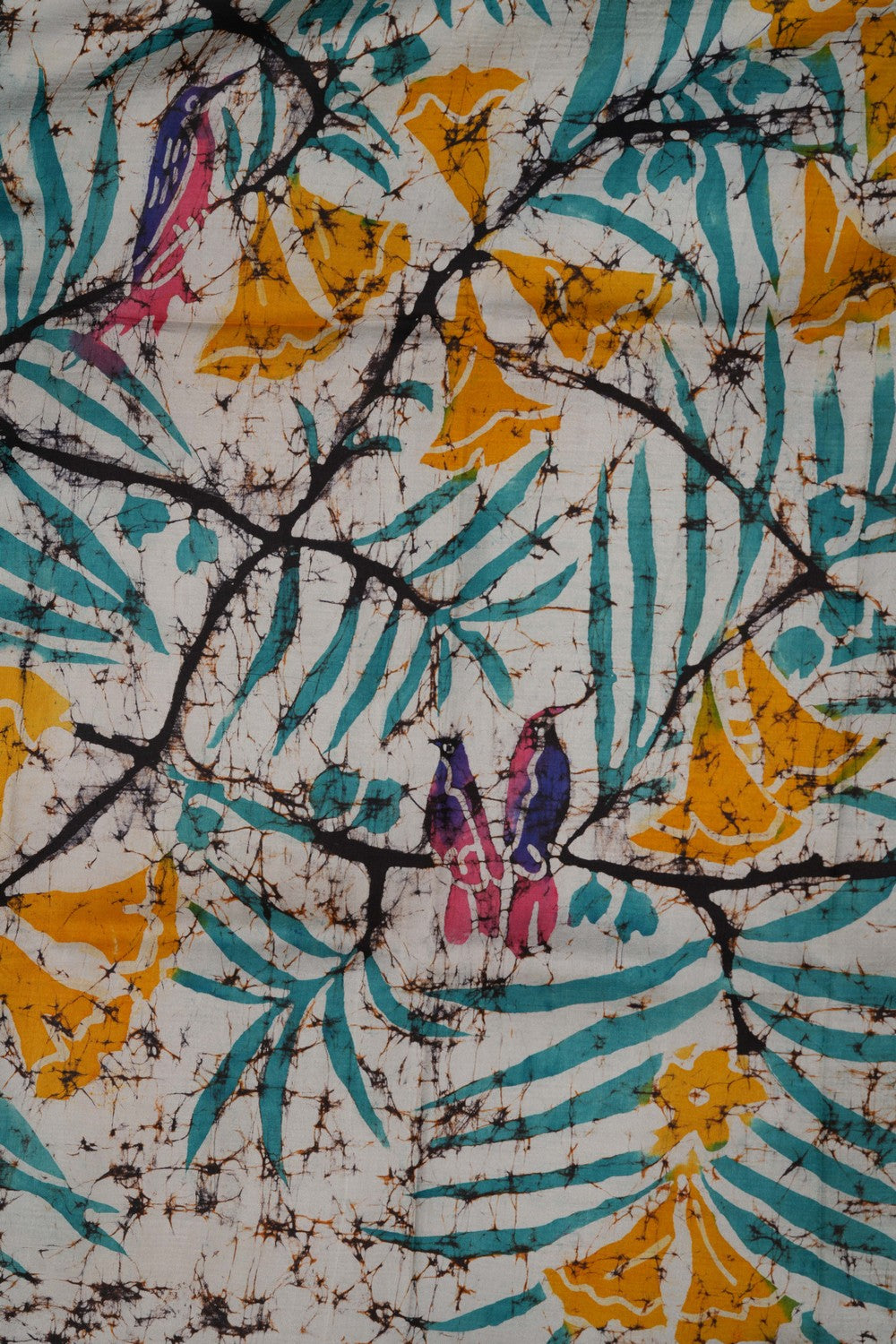 Batik Print Saree