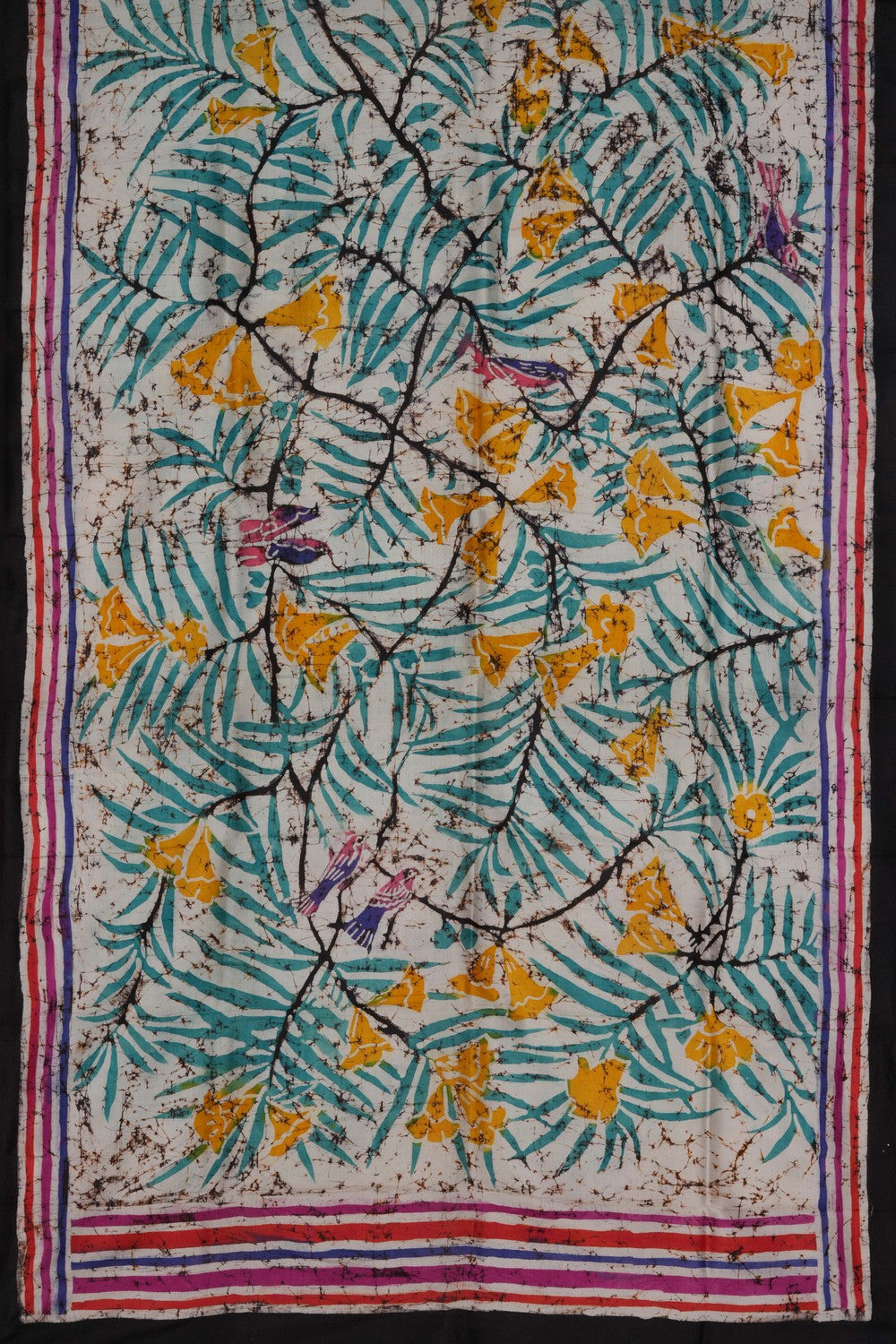 Batik Print Saree