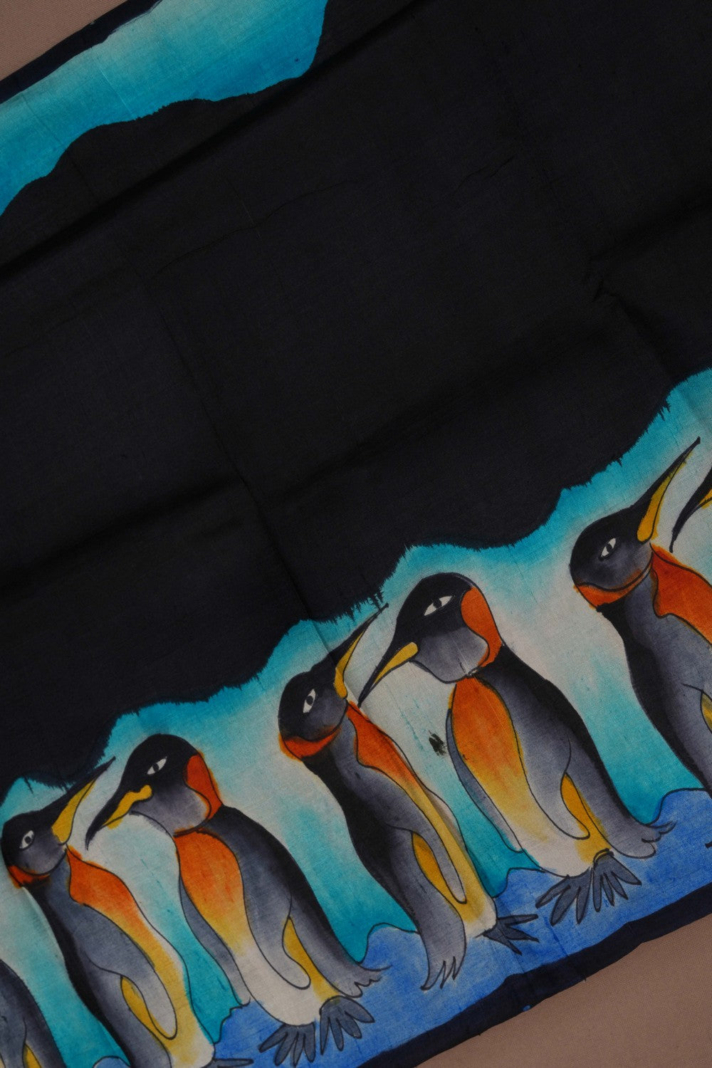 Image of Dolphin Print Saree