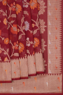 Image of Kora Silk Brocade Saree