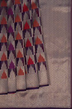 Image of Kora Silk Brocade Saree