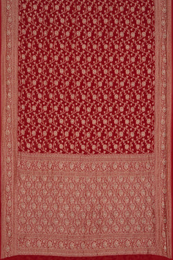 Image of Banarasi Chiffon Embroidery Saree
