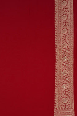 Image of Banarasi Chiffon Embroidery Saree