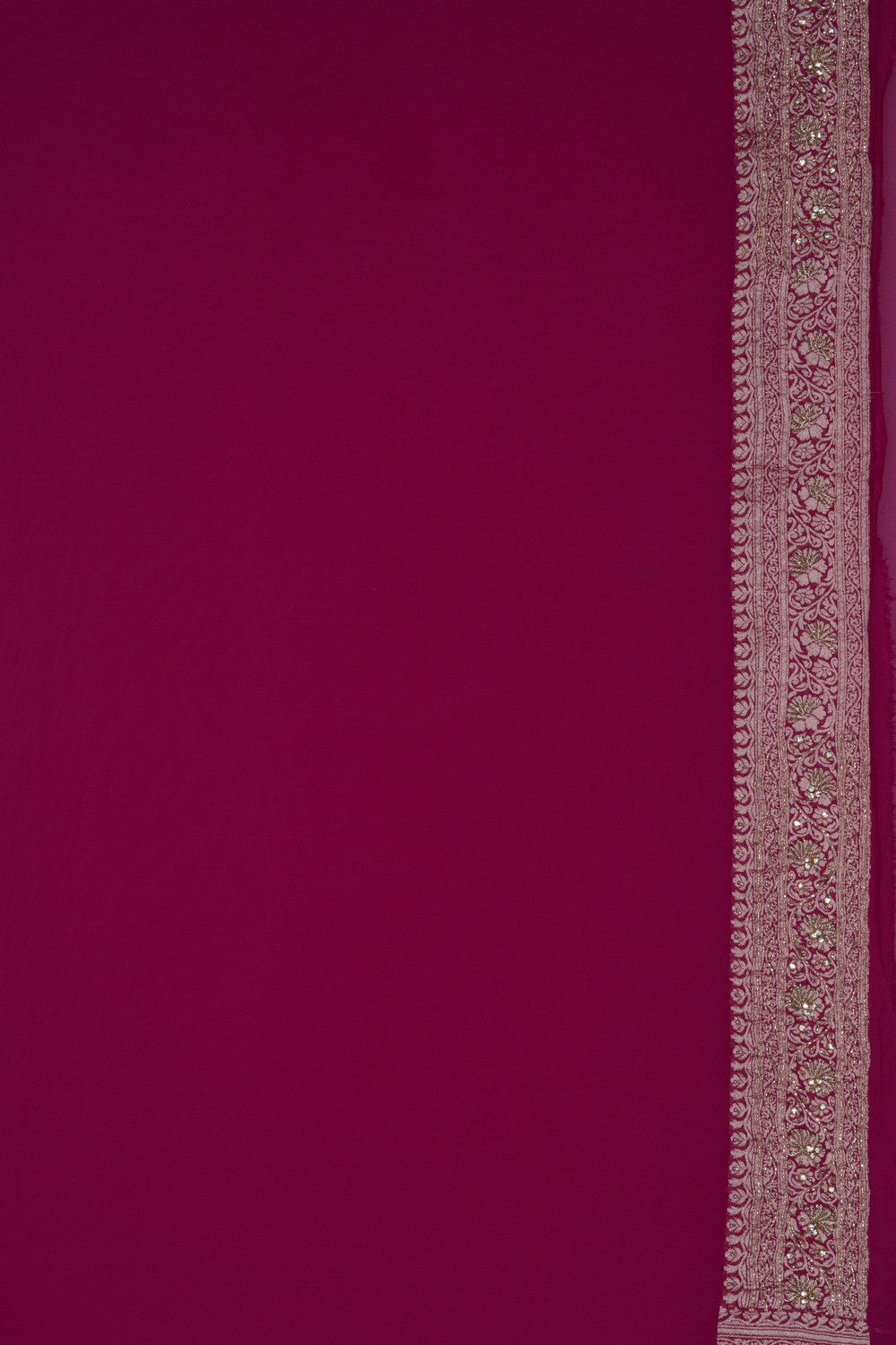 Image of Banarasi Chiffon Embroidery Saree