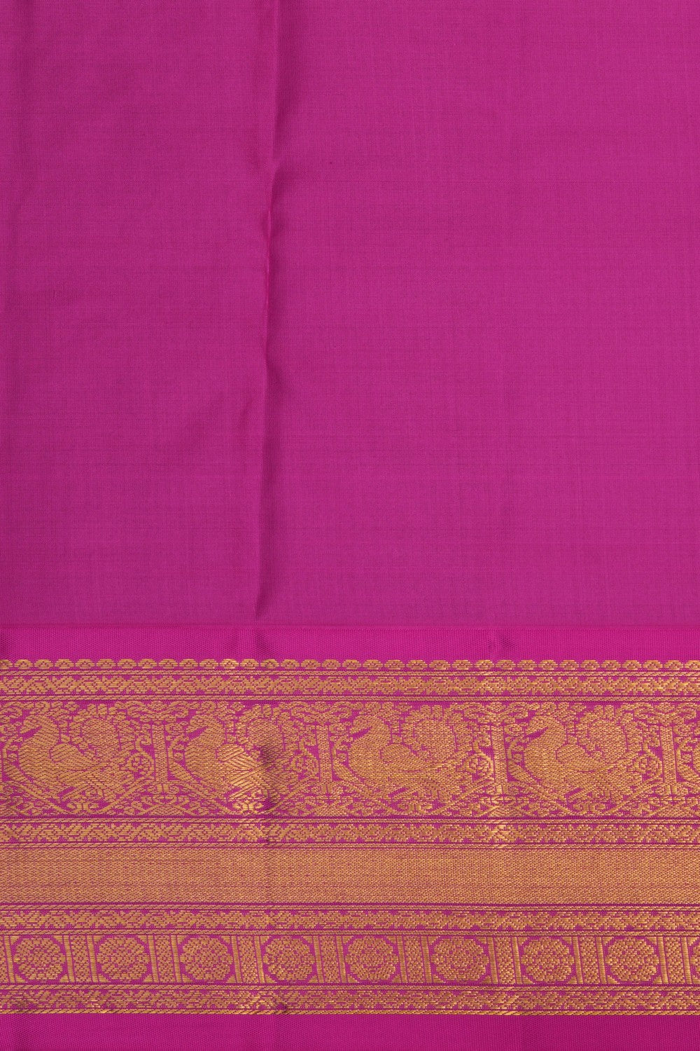 Kanchipattu Pavada Green Unstitched Set