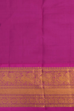 Image of Kanchipattu Pavada Turquoise Green Unstitched Set