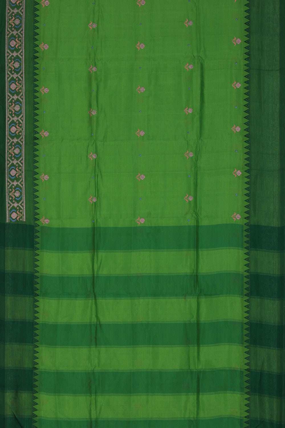 Image of Mangalgiri embroidery saree