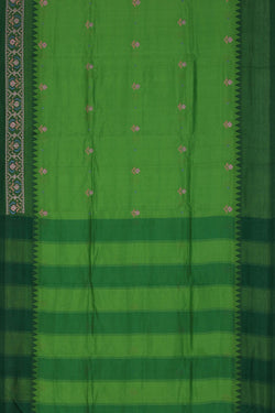 Image of Mangalgiri embroidery saree