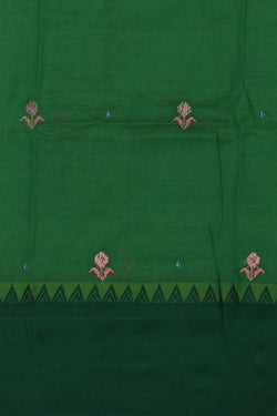 Image of Mangalgiri embroidery saree