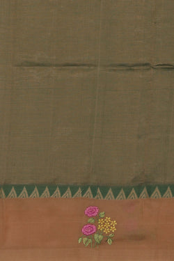 Image of Mangalgiri embroidery saree