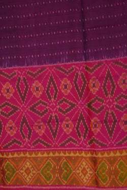 Image of Rajkot Silk Purple Saree