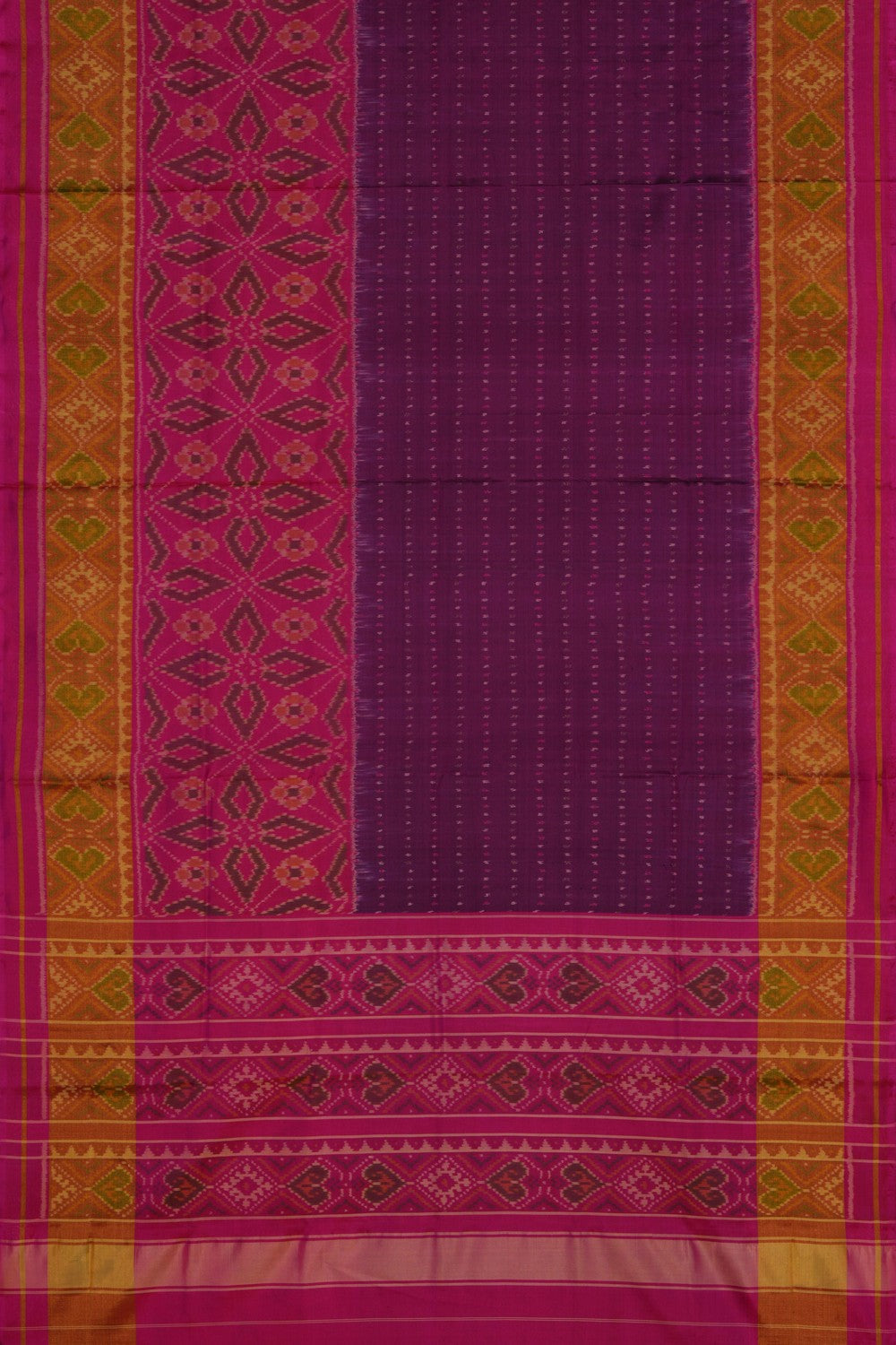 Image of Rajkot Silk Purple Saree