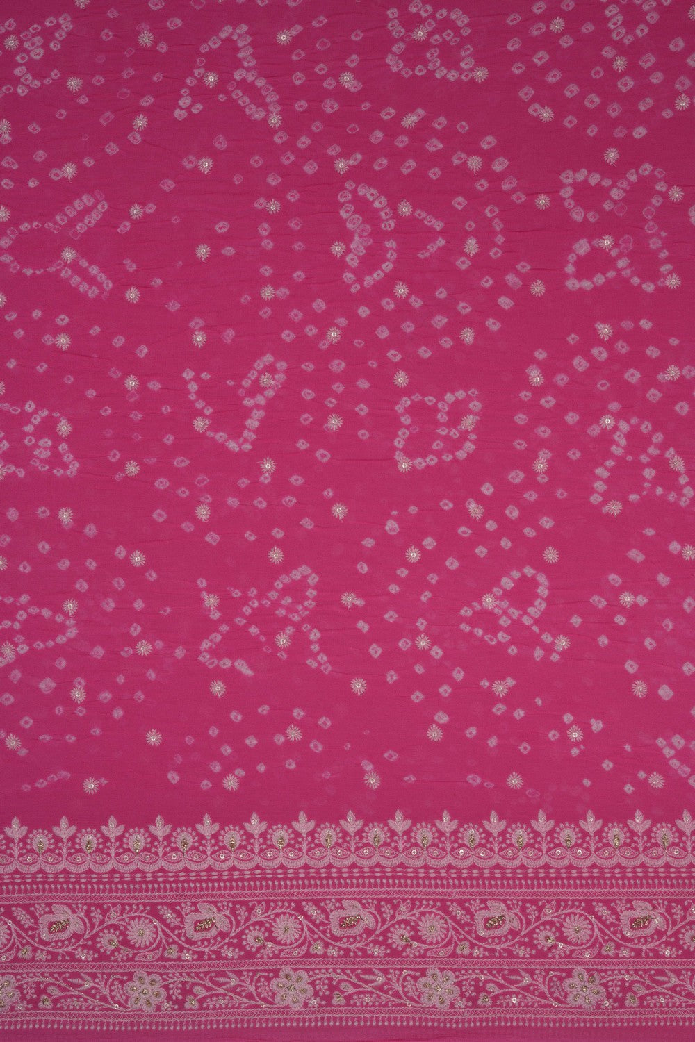 Lucknowi Bandhani Saree