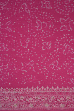 Image of Lucknowi Bandhani Saree