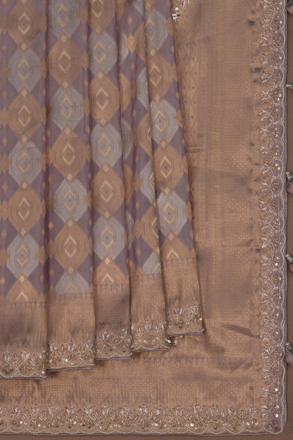 Image of A Luxurious Brocade Embroidery Saree