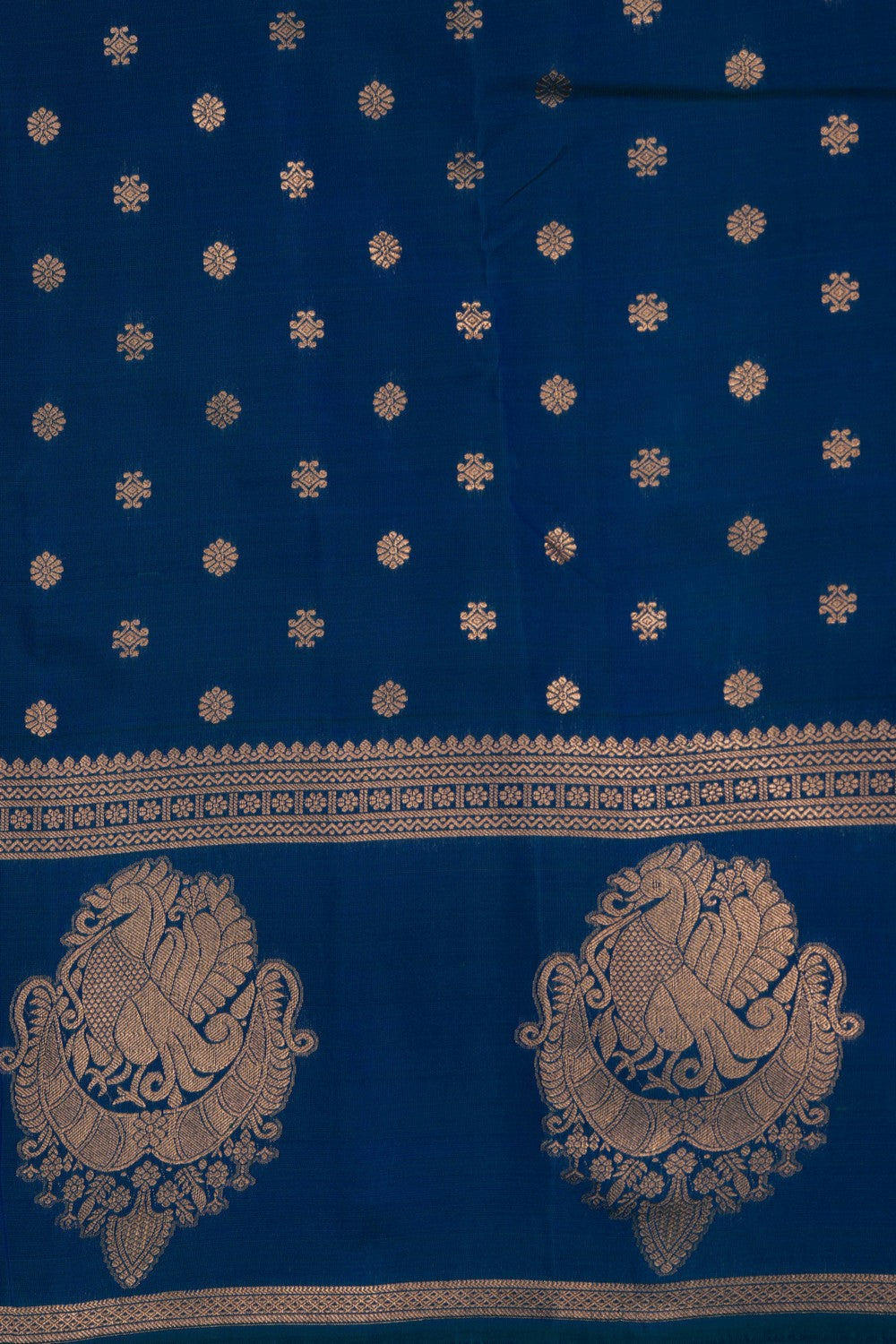 South Silk Blue Saree