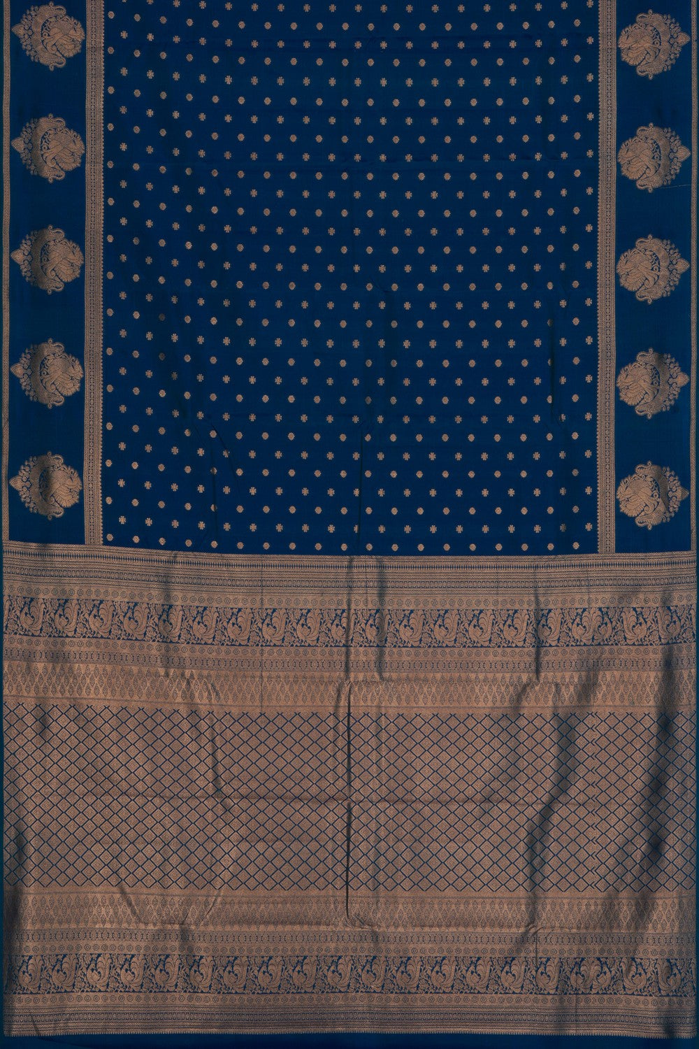 South Silk Blue Saree