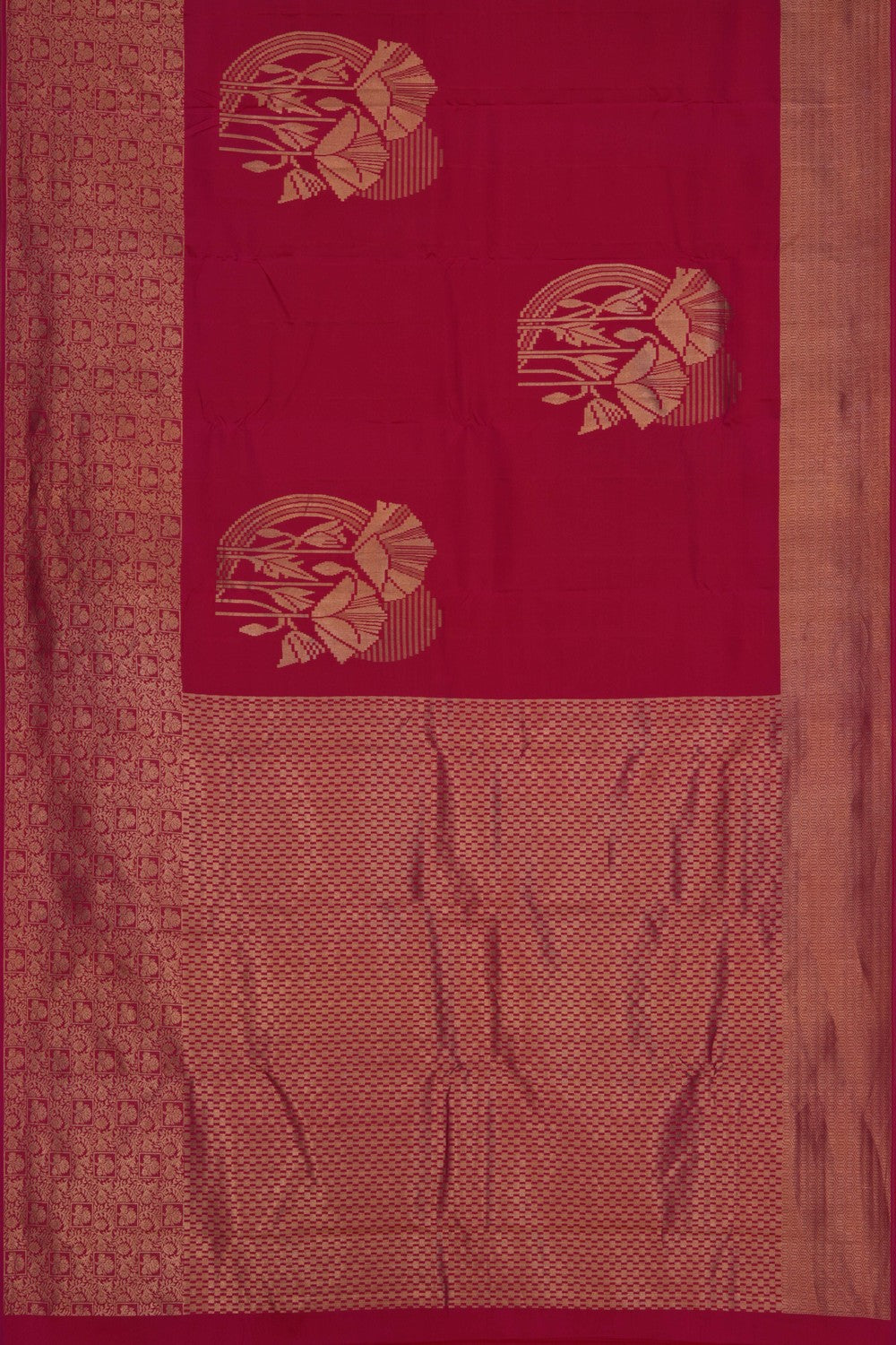 South Silk Pink Saree