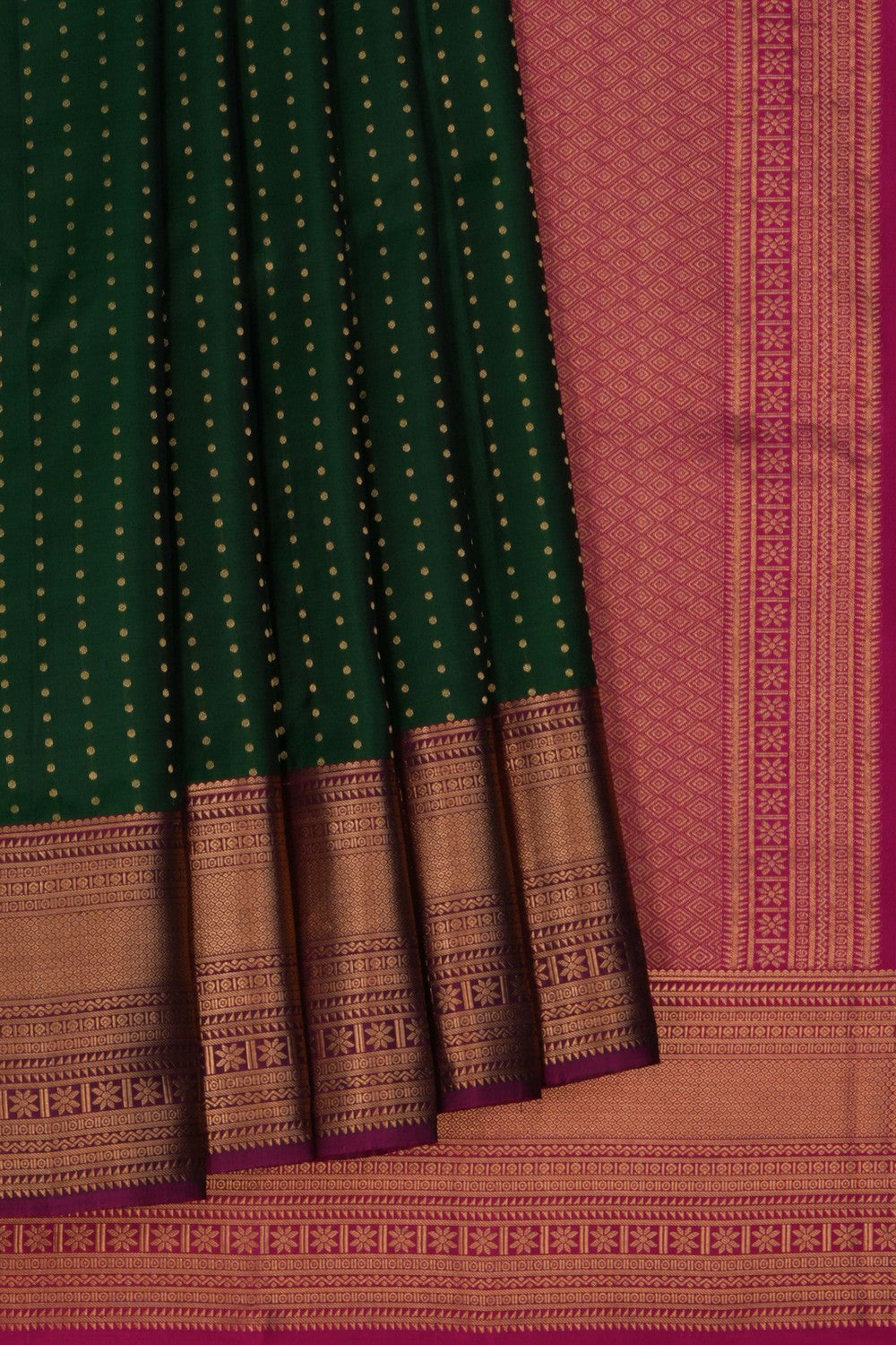 South Silk Green Saree