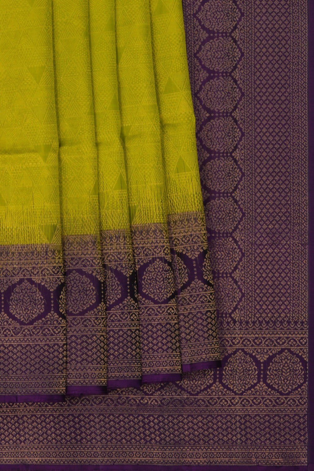 South Silk Green Saree