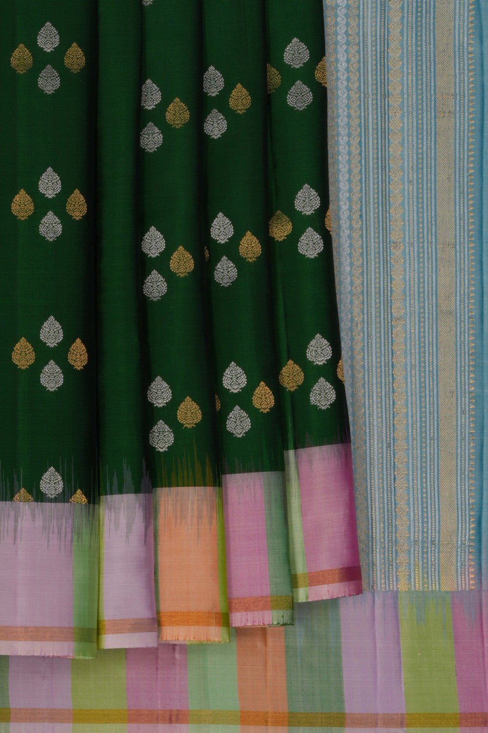 Image of South Silk Green Saree