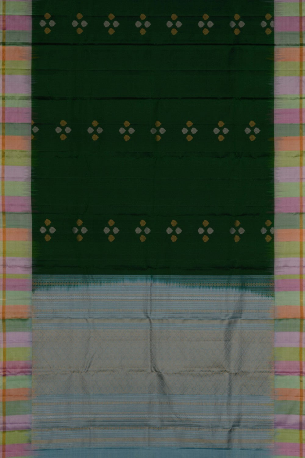 South Silk Green Saree