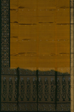 Image of South Silk Moss Brown Saree