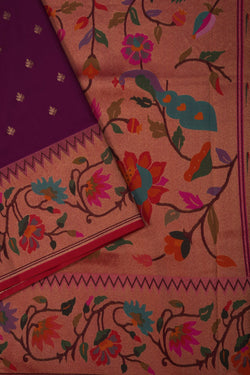 Image of Paithani Purple Saree