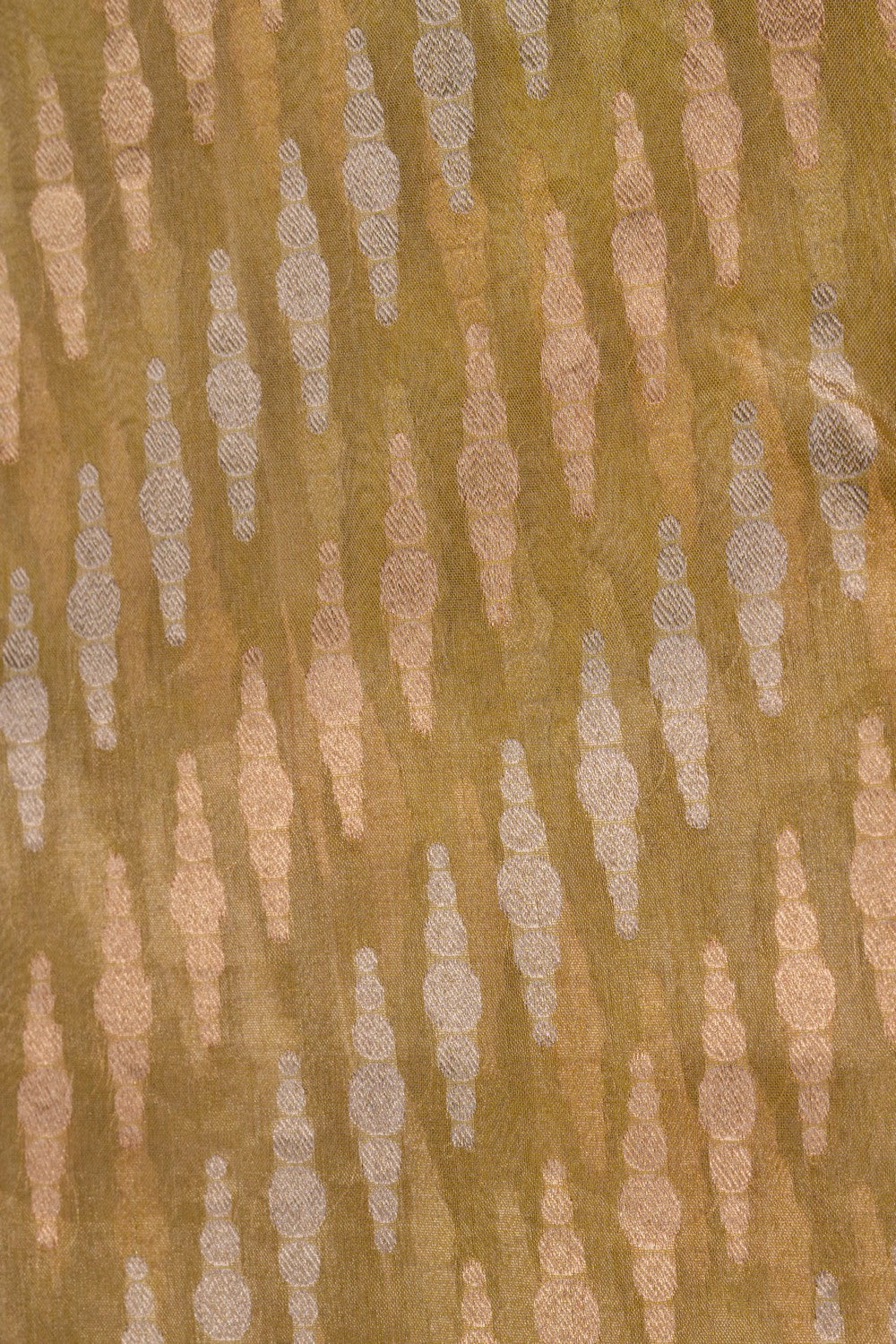 Chanderi Tissue Silk Green Saree