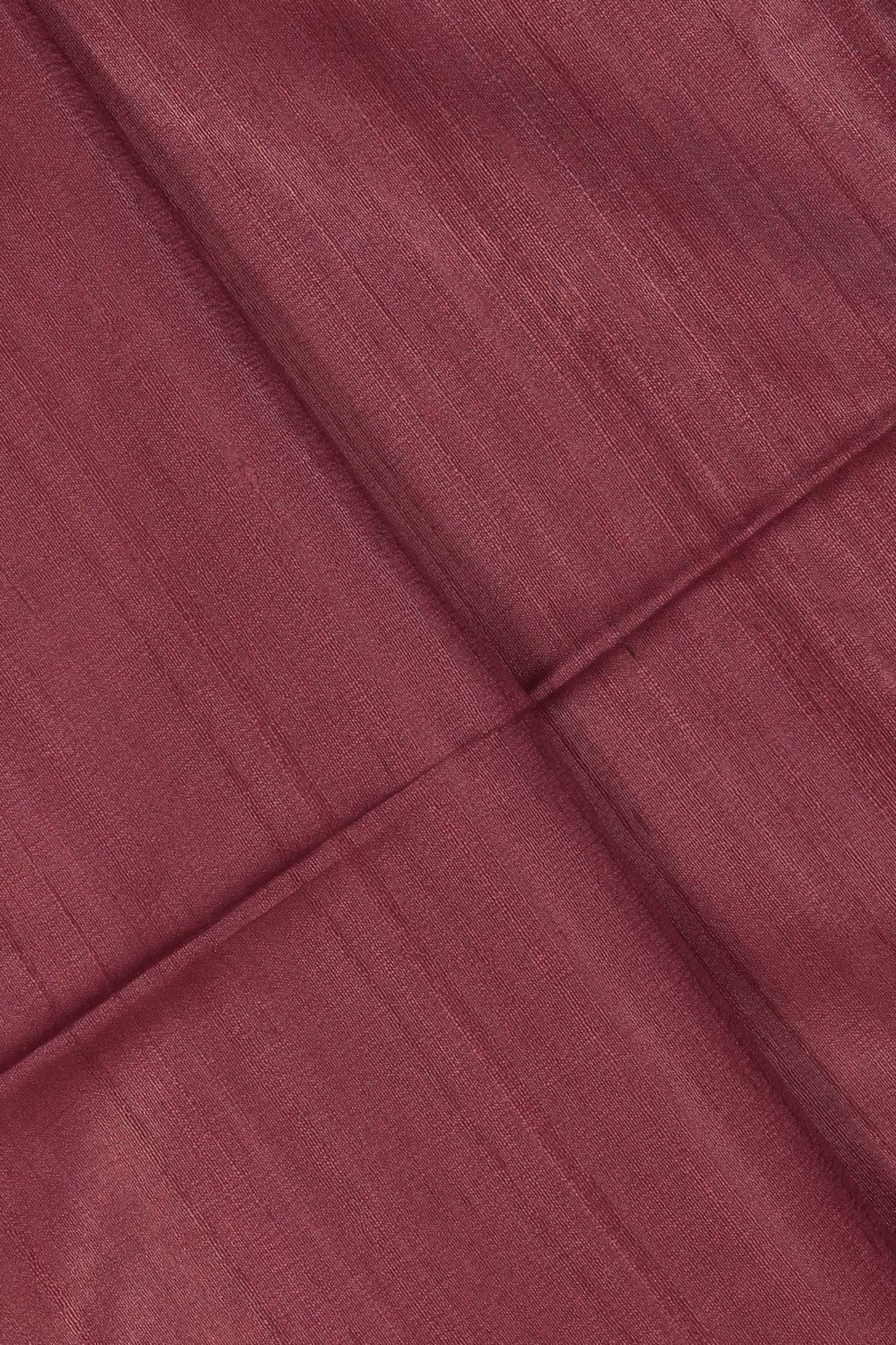 Image of Tussar Silk Red Dhoti With Kanduva (8 X 4)