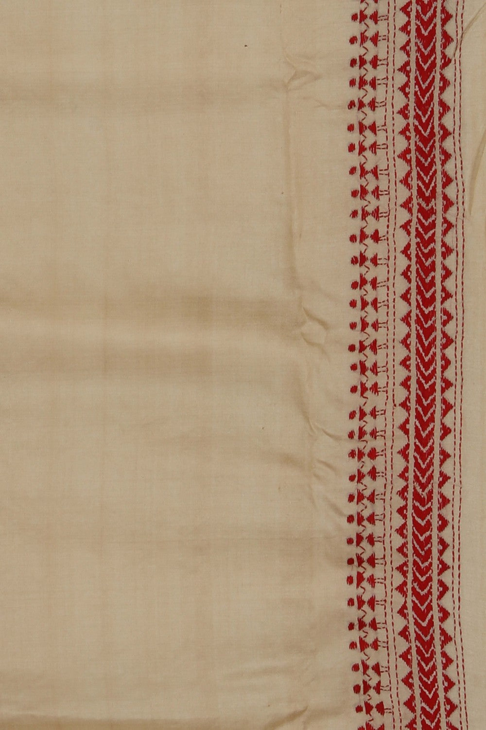 A Tussar Embroidery Saree
