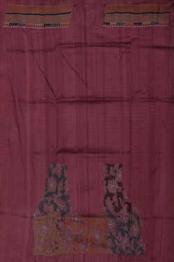 Image of A Tussar Embroidery Saree