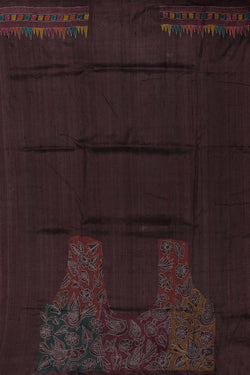 Image of A Tussar Embroidery Saree