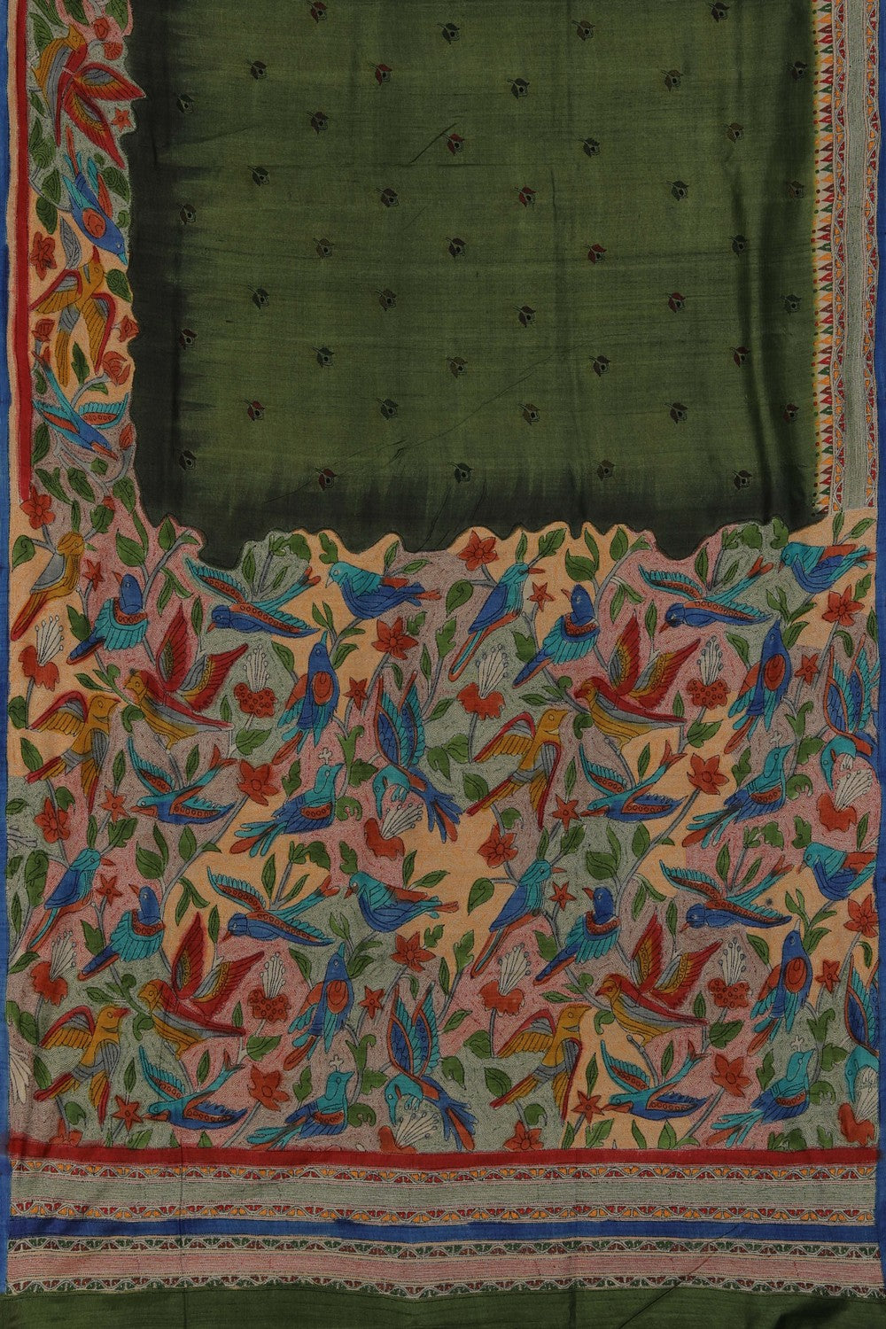 Image of A Tussar Embroidery Saree