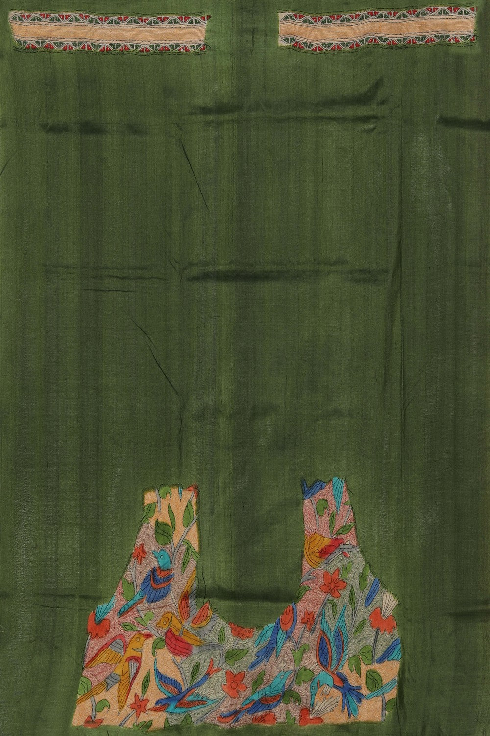 Image of A Tussar Embroidery Saree